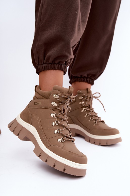 voodriga jalanõud  Lee Cooper LCJ-26-31-4582 beeži värvi
