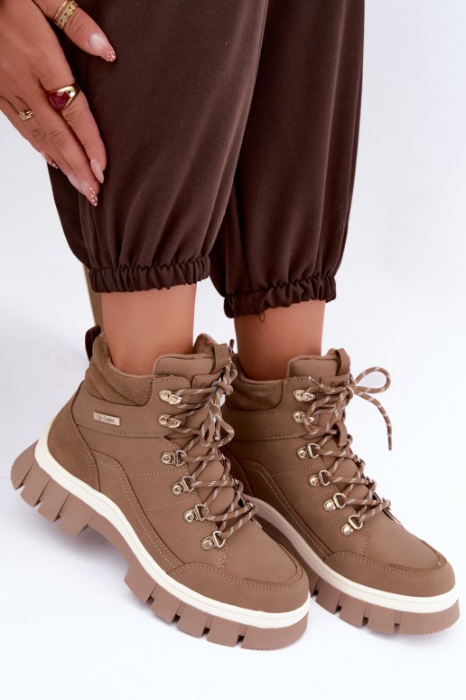 voodriga jalanõud  Lee Cooper LCJ-26-31-4582 beeži värvi