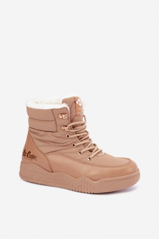 nööritavad nööpidega lumesaapad jalanõud Lee Cooper LCJ-44-4565 pruunid värvi