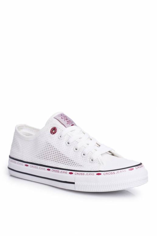 Naiste saapad Cross Jeans valget värvi Naiste saapad Cross Jeans valget värvi