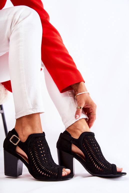 Naiste poolsaapad Cut Out mustad...