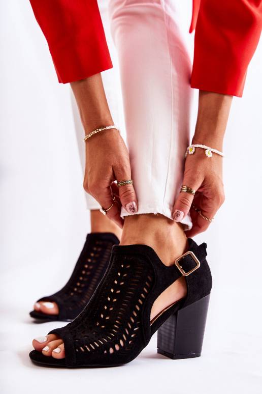 Naiste poolsaapad Cut Out mustad...