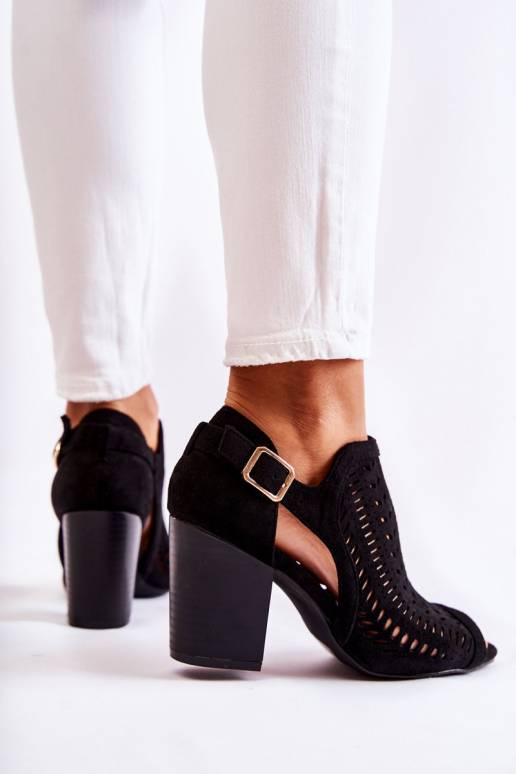 Naiste poolsaapad Cut Out mustad...