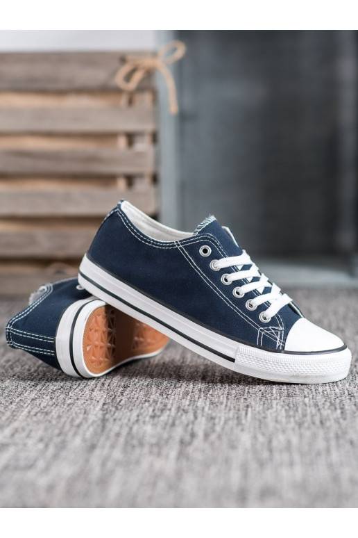 Klassikalise mudeli CIEMNOSinist värvi vabaaja jalanõud 