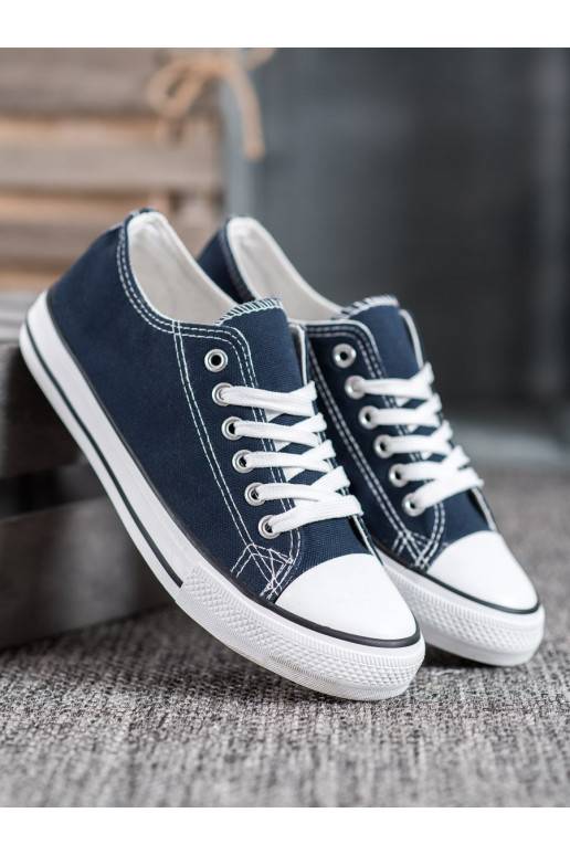 Klassikalise mudeli CIEMNOSinist värvi vabaaja jalanõud 