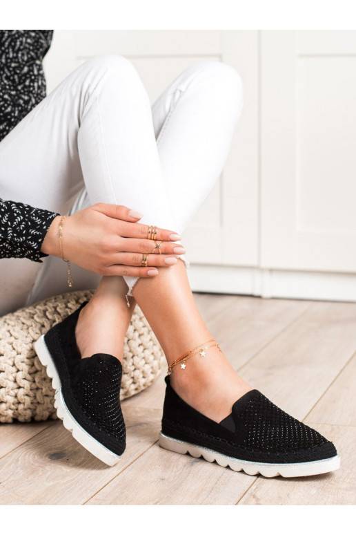 Ažuursete ornamentidega Slip On kristallidega 
