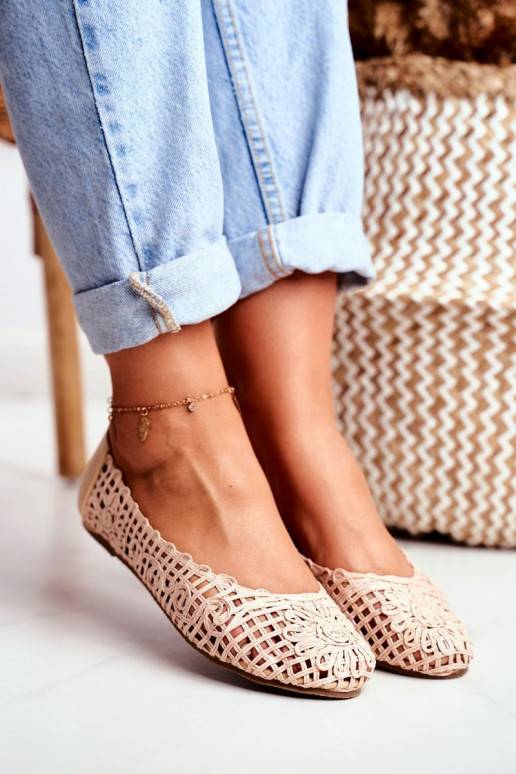 Lu Boo Baleriinad beeži värvi Carry Lu Boo Baleriinad beeži värvi Carry