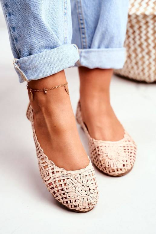 Lu Boo Baleriinad beeži värvi Carry Lu Boo Baleriinad beeži värvi Carry