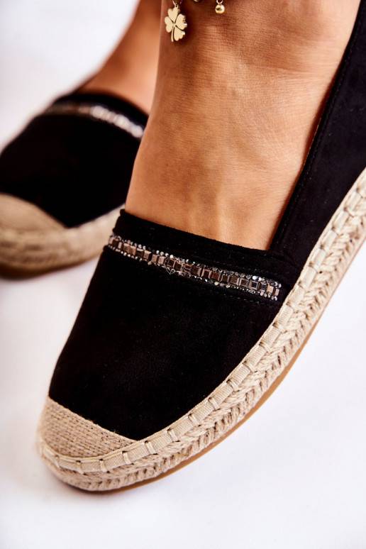 Klassikalise mudeli espadrillid mustad Cersei