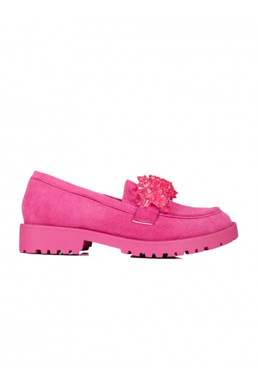 seemisnakhsed naiste mokassiinid Shelovet  tumeroosad värvi