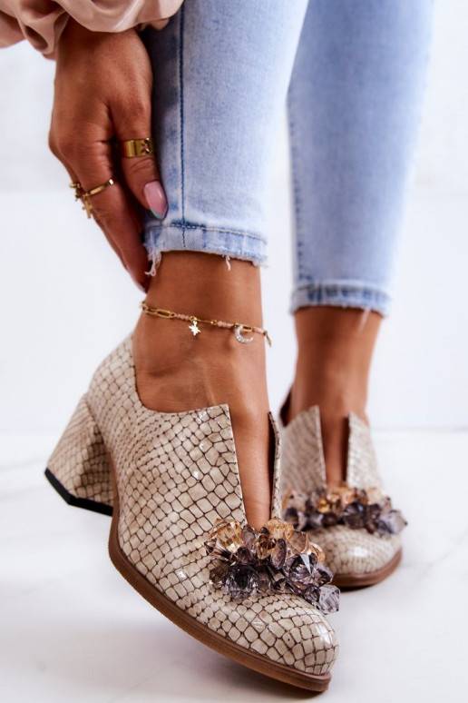 Jalatsid Mozaika bordoo-värvi Delaver