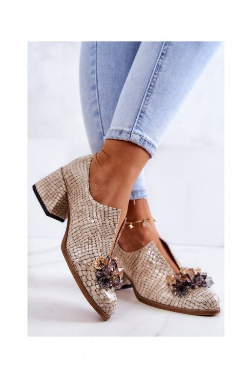 Jalatsid Mozaika bordoo-värvi Delaver