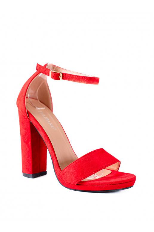 sandaalid kõrge jämeda kontsaga