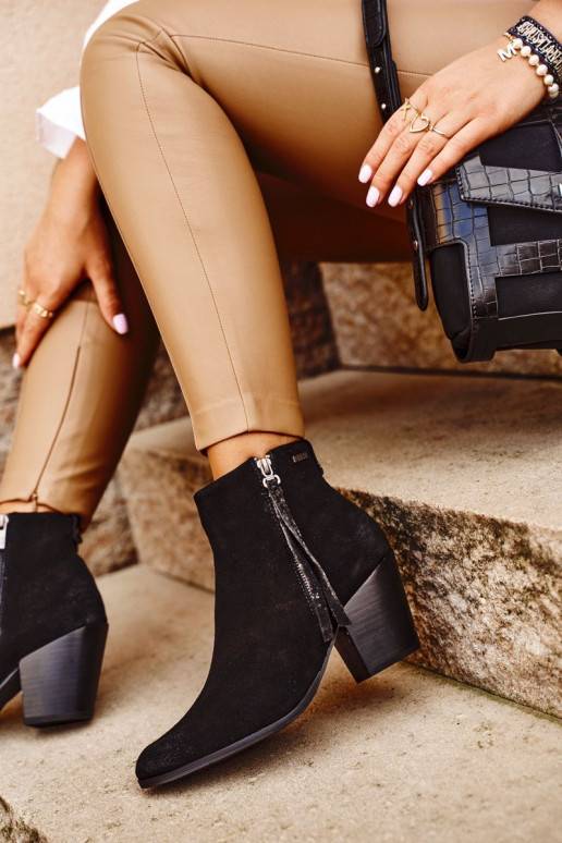 Naiste poolsaapad Big Star mustad Naiste poolsaapad Big Star mustad