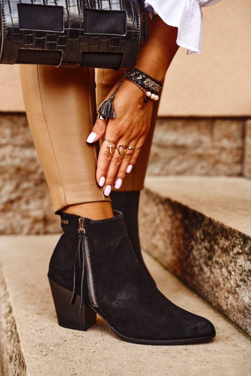 Naiste poolsaapad Big Star mustad Naiste poolsaapad Big Star mustad