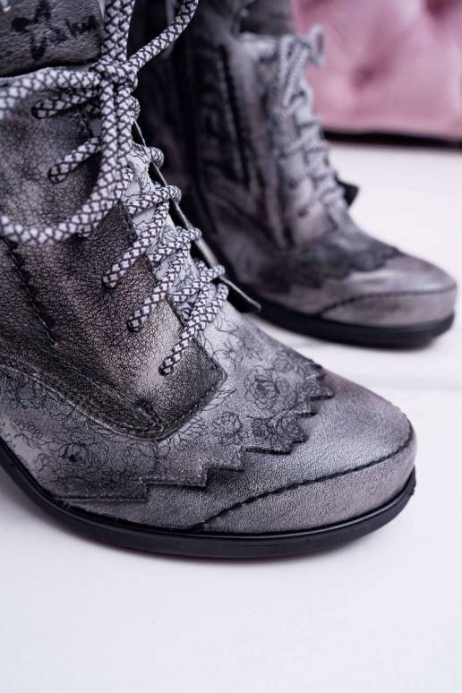 Naiste poolsaapad Halli värvi