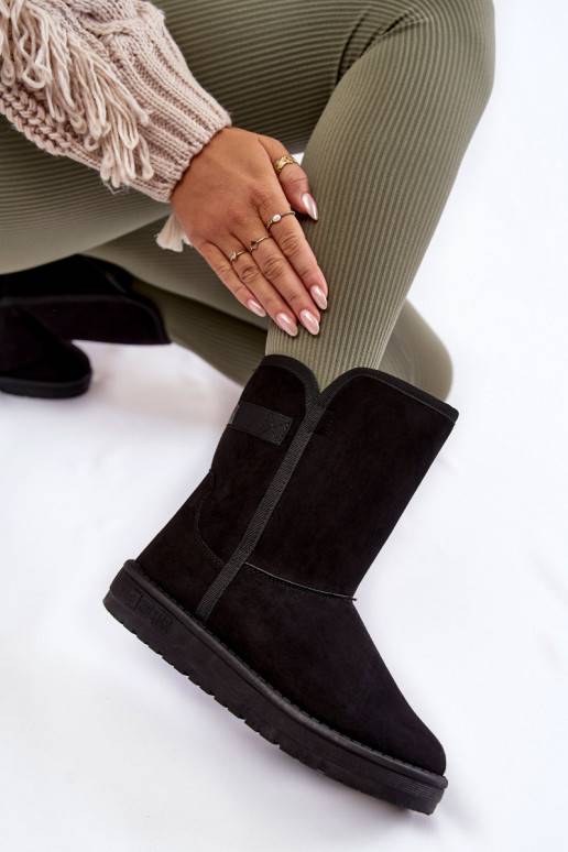 nööpidega lumesaapad Big Star mustad nööpidega lumesaapad Big Star mustad