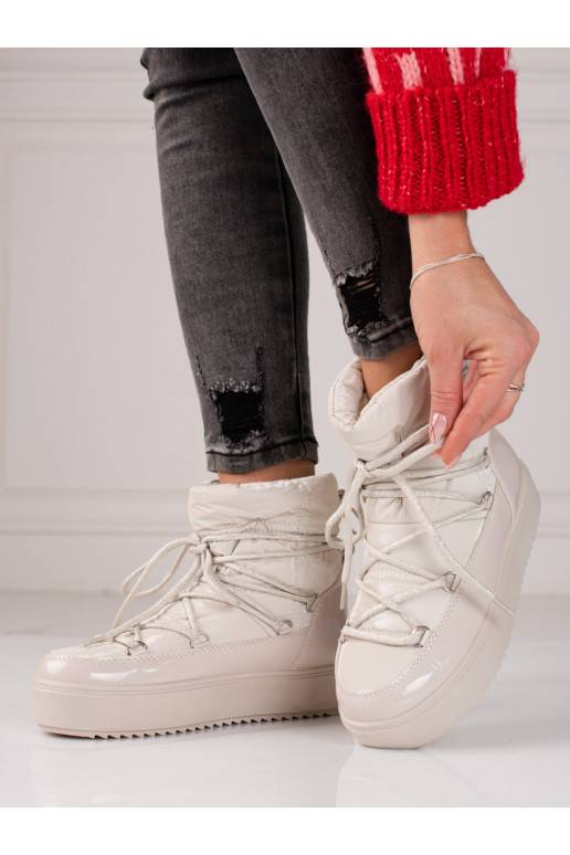 Naiste lumesaapad beeži värvi shelovet