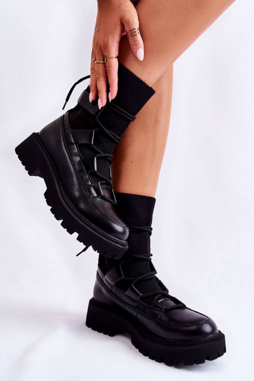 Massiivsed saapad mustad Fallor Massiivsed saapad mustad Fallor