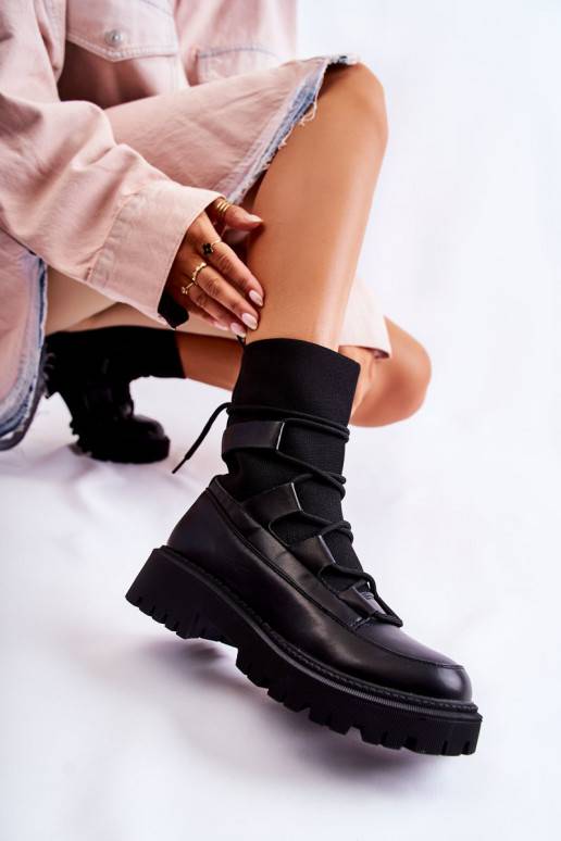 Massiivsed saapad mustad Fallor Massiivsed saapad mustad Fallor