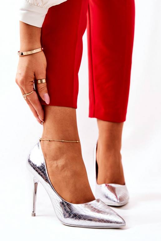 Kõrge kontsaga Hõbedat värvi Tissoria Kõrge kontsaga Hõbedat värvi Tissoria