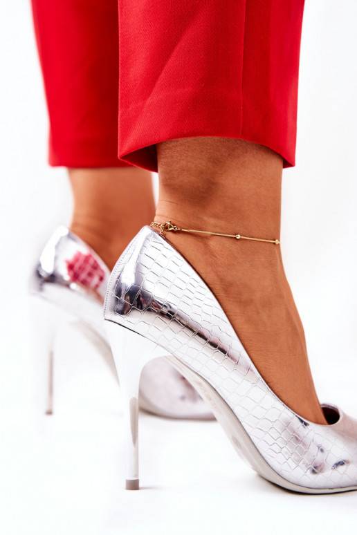 Kõrge kontsaga Hõbedat värvi Tissoria Kõrge kontsaga Hõbedat värvi Tissoria