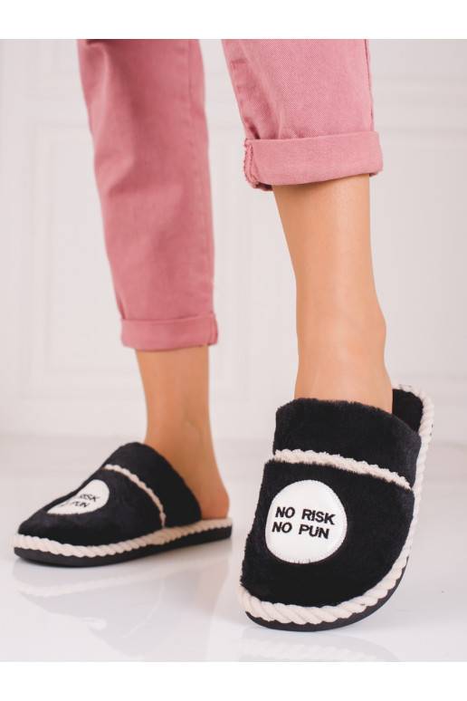 Mustad plätud karusnahaga Shelovet Mustad plätud karusnahaga Shelovet