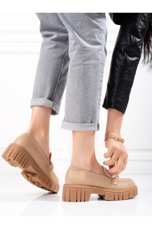 beeži värvi Naiste saapad platvormiga Shelovet