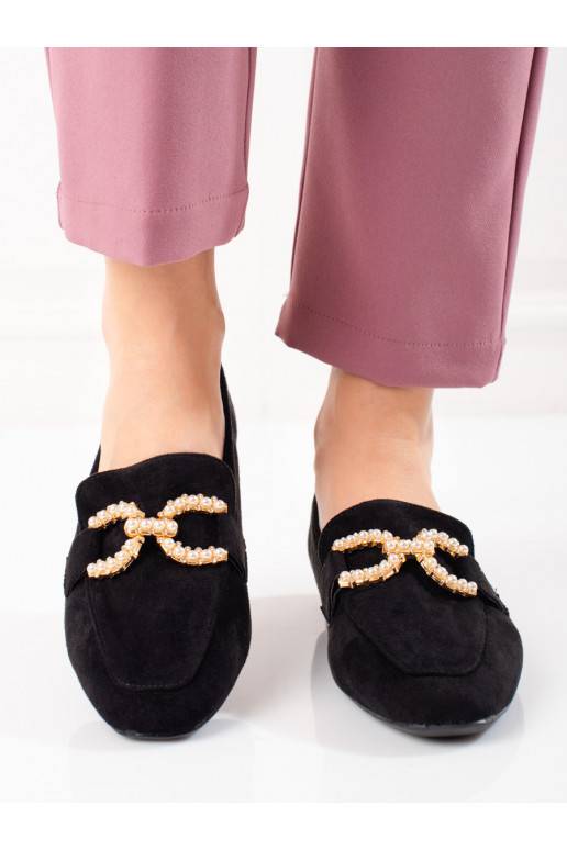 Naiste mokassiinid Shelovet Mustad 