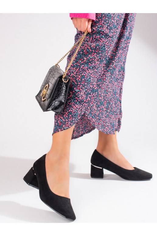 Kõrge kontsaga kingad Vinceza  Mustad