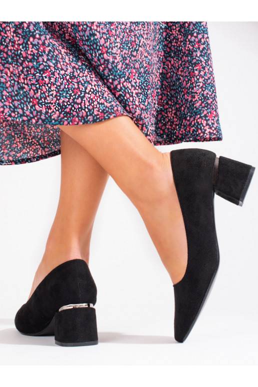 Kõrge kontsaga kingad Vinceza  Mustad