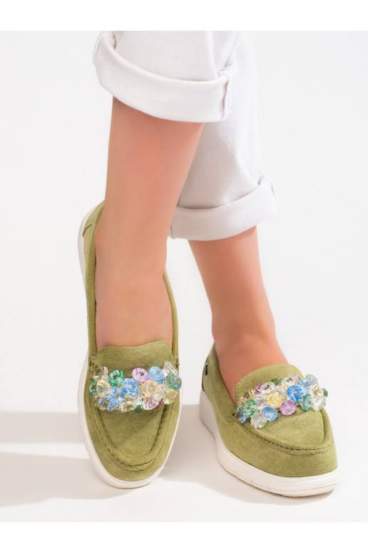  Naiste mokassiinid Shelovet roheline