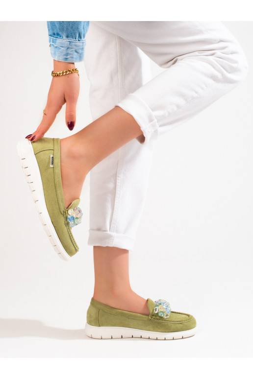  Naiste mokassiinid Shelovet roheline