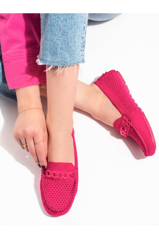   mokassiinid  shelovet tumeroosad värvi