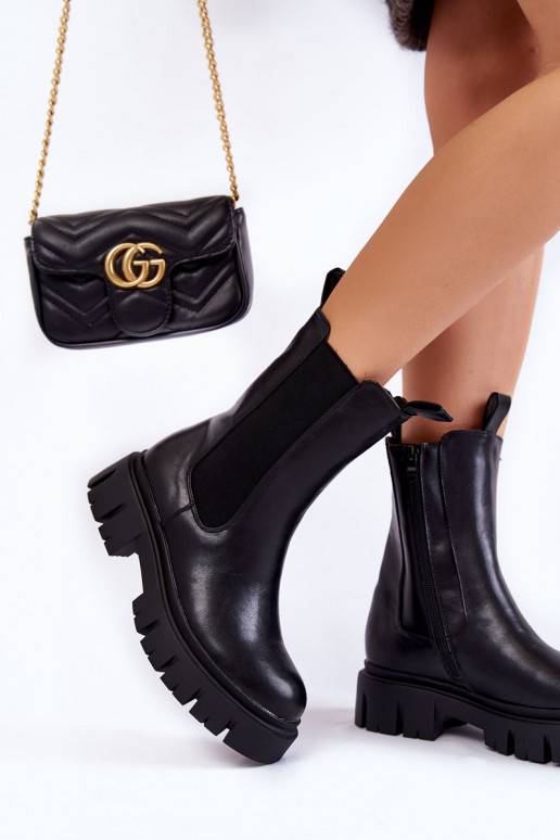 massiivsed saapad platvormiga mustad... massiivsed saapad platvormiga mustad...