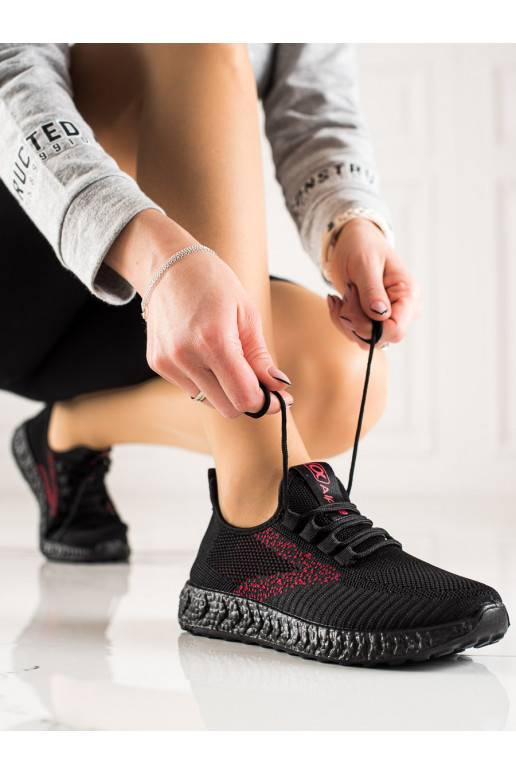 Spordistiilis kingad Shelovet Mustad z czarną podeszwą