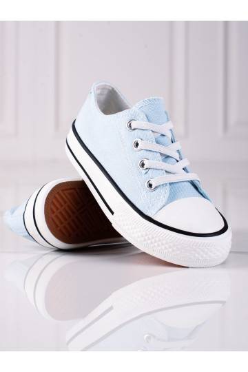 Sinist värvi kingad dziecięce Vico z gumkami