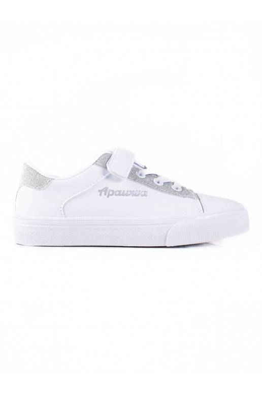 vabaaja jalanõud dziecięce Shelovet valge värv ze srebrnym brokatem