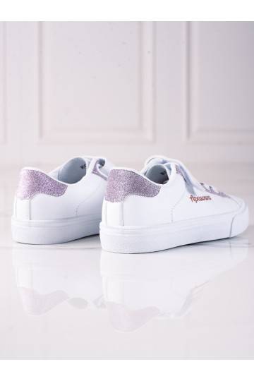 vabaaja jalanõud dziecięce Shelovet valge värv z różowym brokatem 2