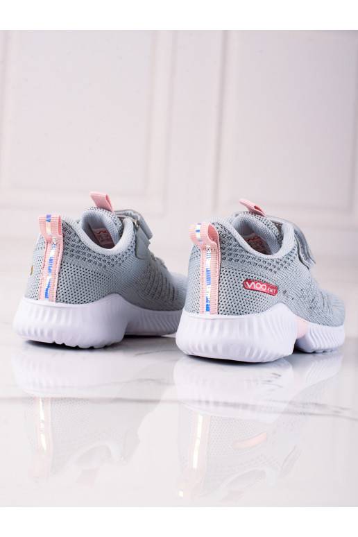 Sneakers apavi tüüpi jalanõud dziecięce Vico  halli värvi Sneakers apavi tüüpi jalanõud dziecięce Vico  halli värvi