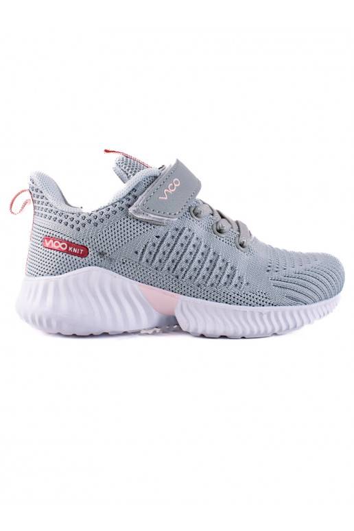 Sneakers apavi tüüpi jalanõud dziecięce Vico  halli värvi Sneakers apavi tüüpi jalanõud dziecięce Vico  halli värvi