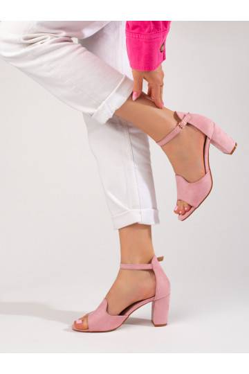 Tumeroosad värvi kingad  kõrge kontsaga W. Potocki 2