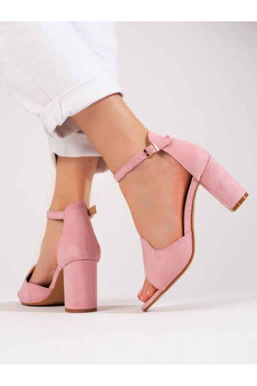 Tumeroosad värvi kingad  kõrge kontsaga W. Potocki