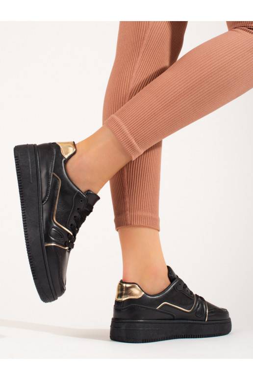 mustad Tossud mudeli kingad platvormiga Shelovet mustad Tossud mudeli kingad platvormiga Shelovet