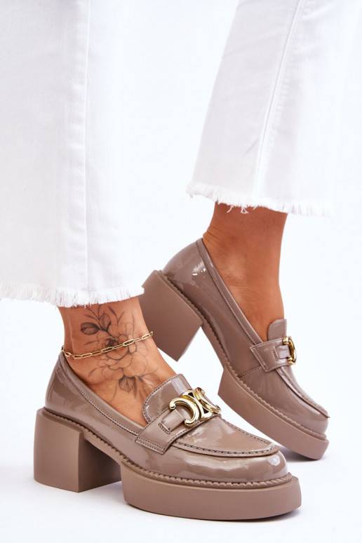 Moekad jalatsid Kingad beeži värvi Imani Moekad jalatsid Kingad beeži värvi Imani