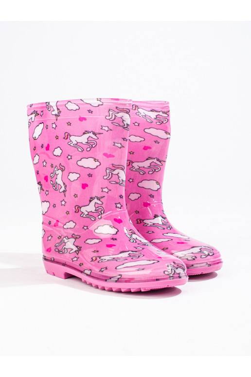 Laste kummist kingad   Shelovet tumeroosad värvi