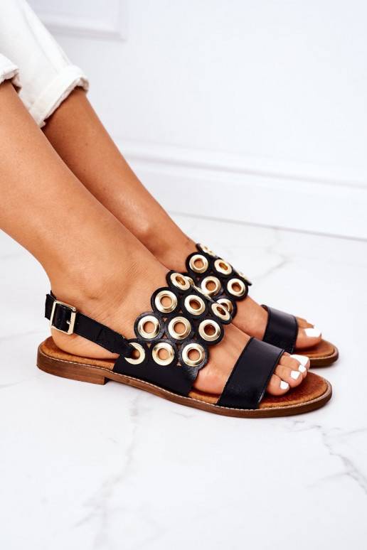 Ažuursed sandaalid Shoes mustad Ažuursed sandaalid Shoes mustad