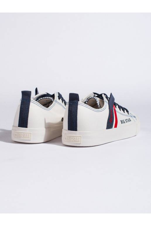  valge värv kingad z ekologicznej skóry BIG STAR LL174005