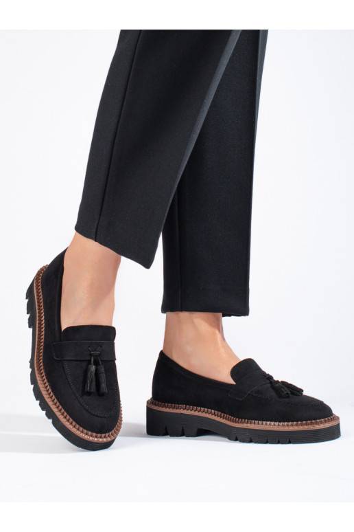 Seemisnakhsed mokassiinid Vinceza Mustad Seemisnakhsed mokassiinid Vinceza Mustad