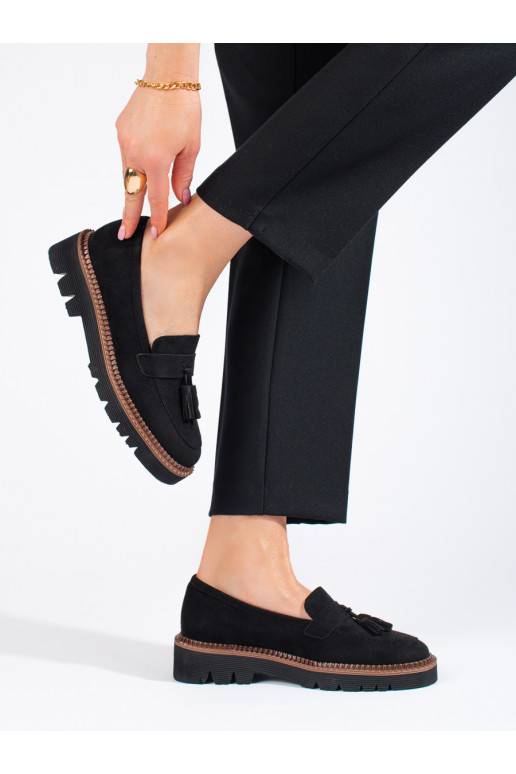 Seemisnakhsed mokassiinid Vinceza Mustad Seemisnakhsed mokassiinid Vinceza Mustad